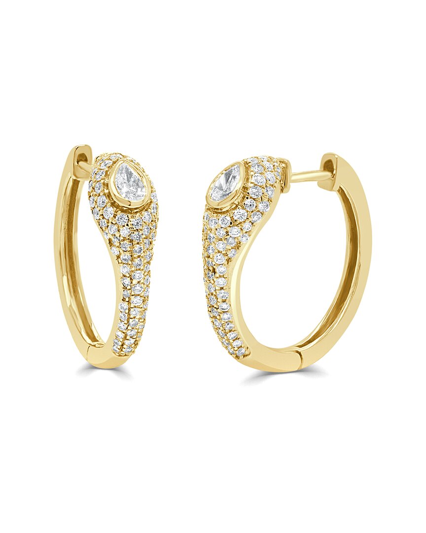 Sabrina Designs 14k 0.72 Ct. Tw. Diamond Huggie Earrings