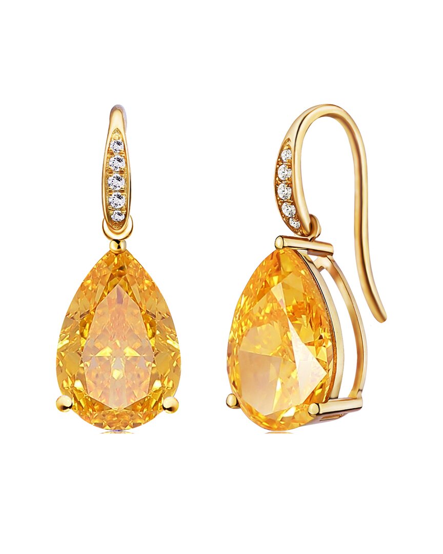 Shop Kai Fine Jewelry 14k 5.25 Ct. Tw. Diamond & Citrine Drop Earrings