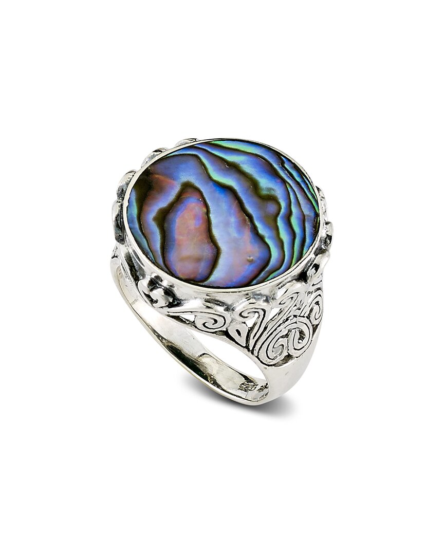 Shop Samuel B. Silver Abalone Swirl Ring