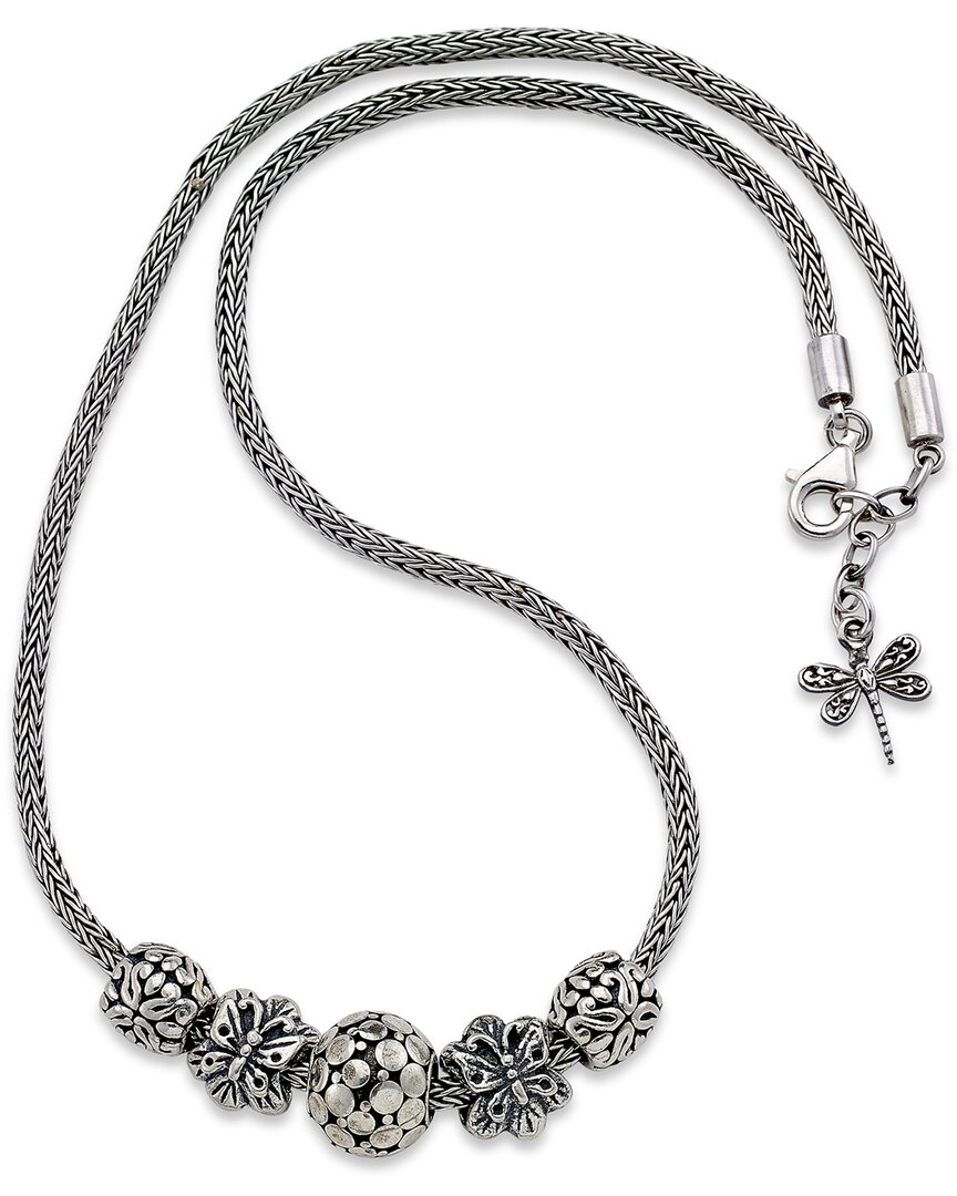 Samuel B. Silver Tulang Naga Butterfly Necklace