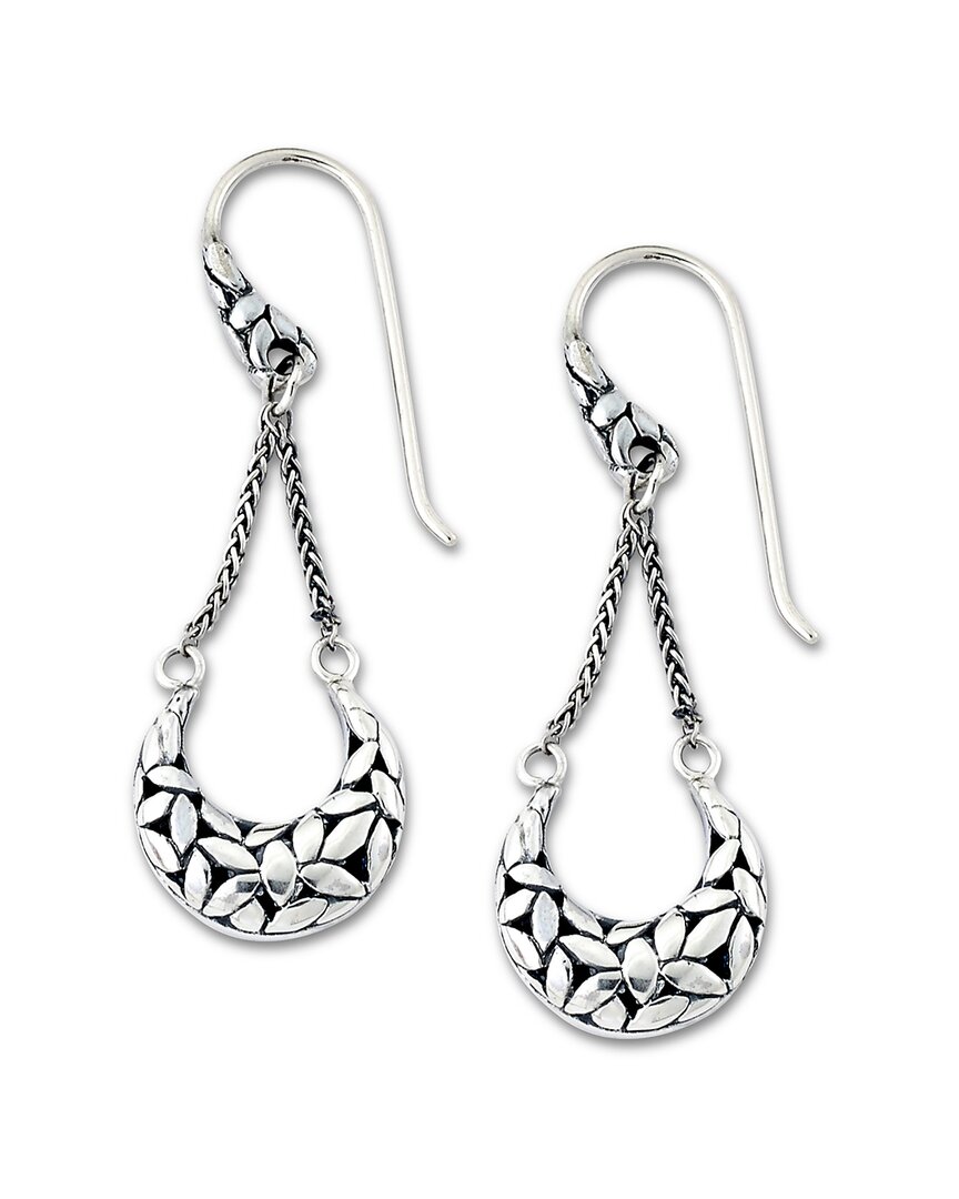 Samuel B. Silver Leaf Earrings In Metallic