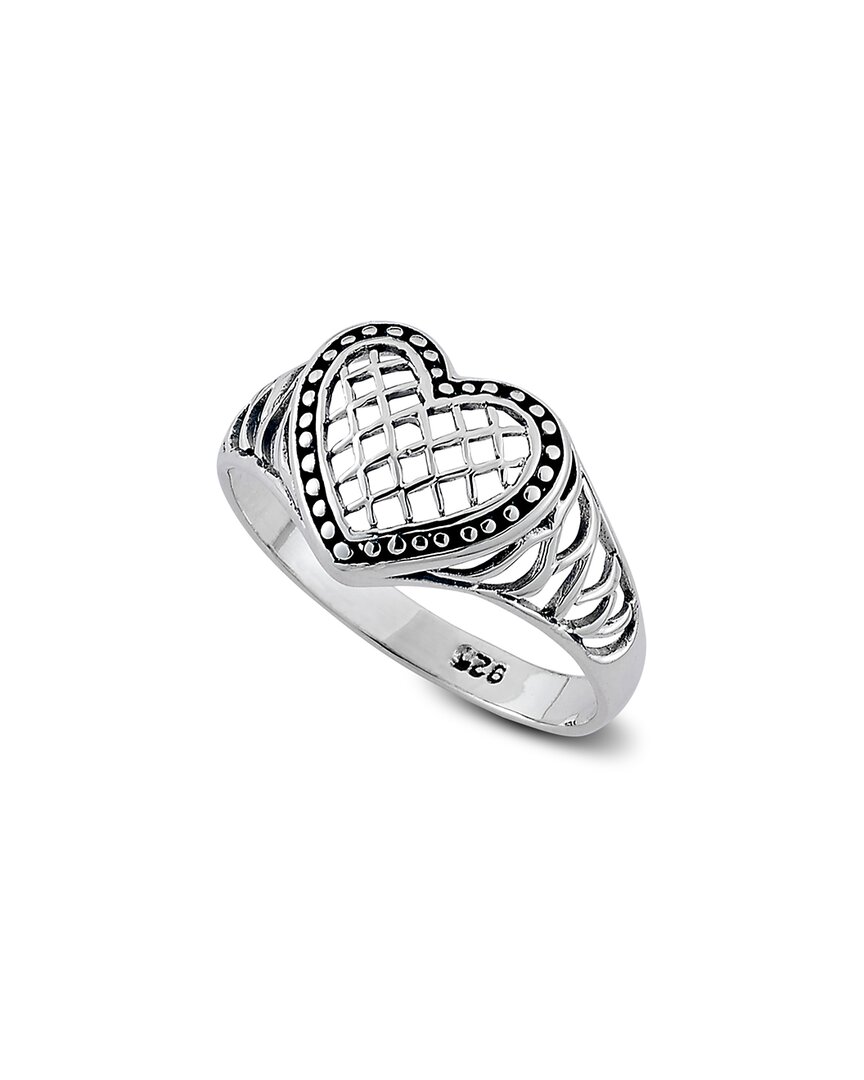 Samuel B. Silver Heart Ring
