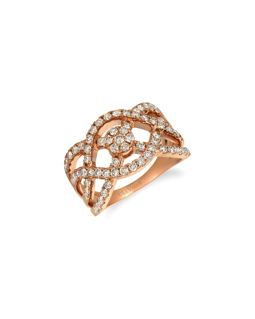 Le Vian ® Nude Cluster Gladiator 14k Rose Gold 1.22 Ct. Tw. Diamond Ring In Gold