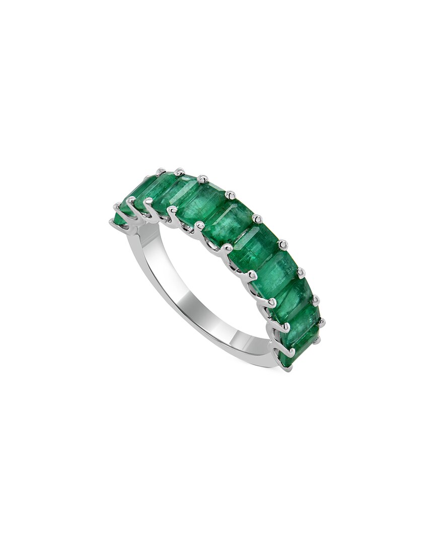 Sabrina Designs 14k 3.18 Ct. Tw. Emerald Half-eternity Ring