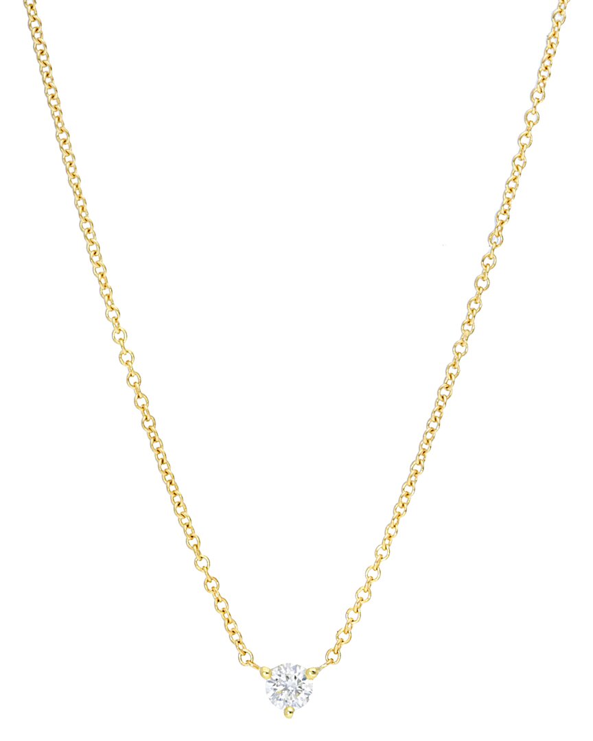 Nephora 14k Yellow Gold 0.15 Ct. Tw. Diamond Necklace