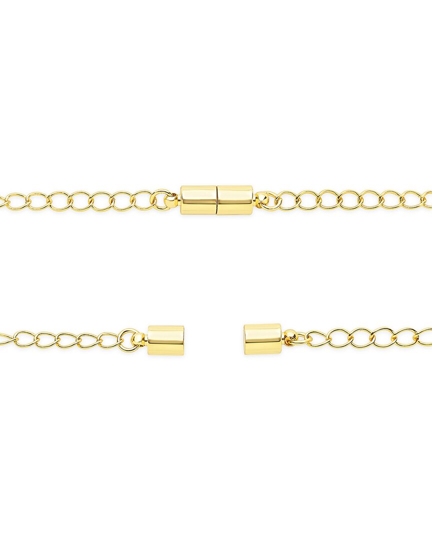 Sterling Forever 14k Plated Magnetic Extender Necklace