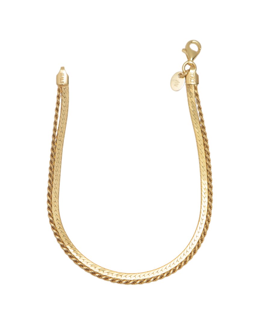 Argento Vivo Silver Bracelet In Gold