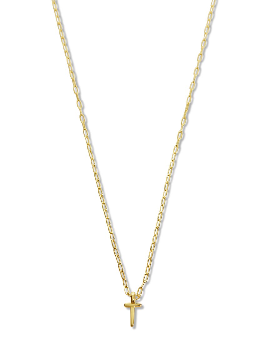 Argento Vivo Silver Initial Necklace