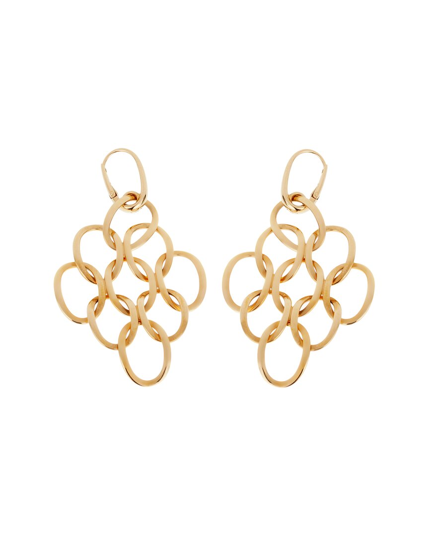 Pomellato Brera 18k Rose Gold Drop Dangle Earrings