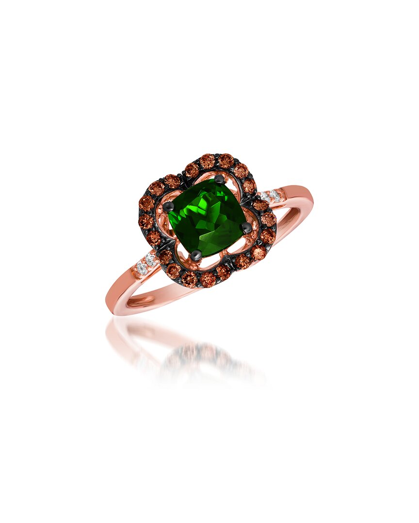Le Vian ® 14k Strawberry Gold® 1.05 Ct. Tw. Diamond & Chrome Diopside Ring