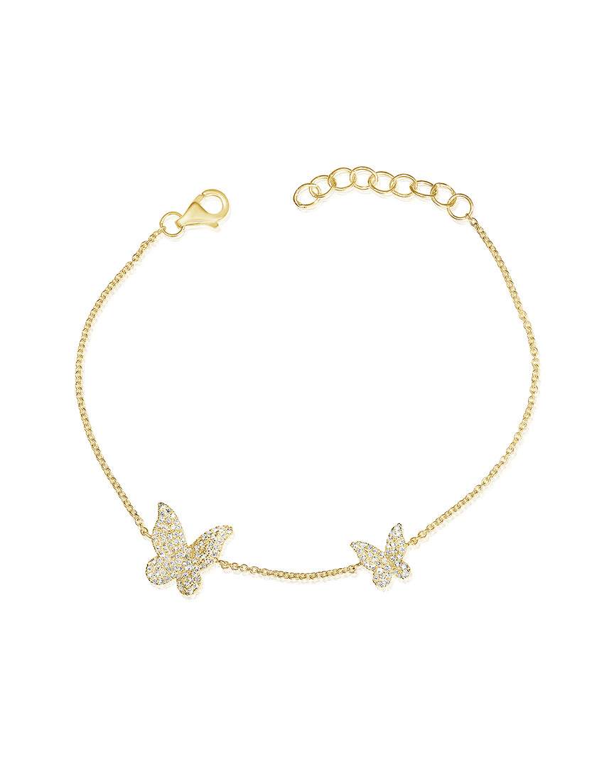 Sabrina Designs 14k 0.35 Ct. Tw. Diamond Butterfly Bracelet
