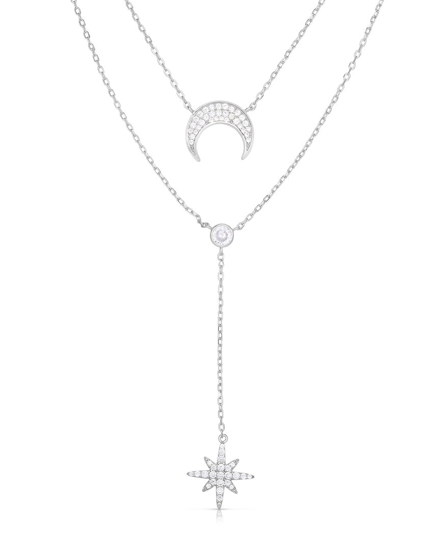 Sphera Milano Sterling Celestial Layered Necklace