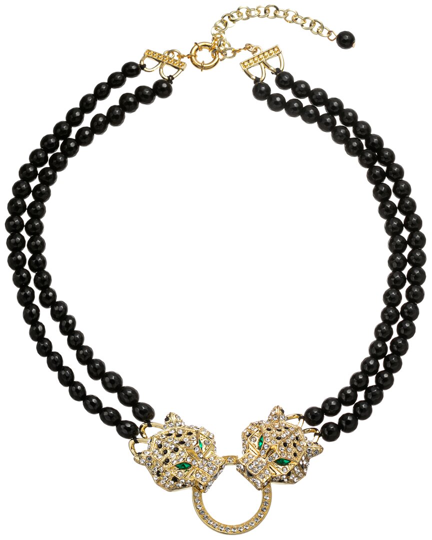 Eye Candy La Agate Leopard Necklace