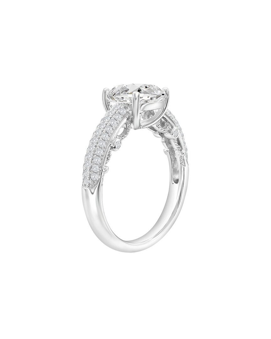 Suzy Levian Cz Jewelry Suzy Levian Silver Cz Engagement Ring