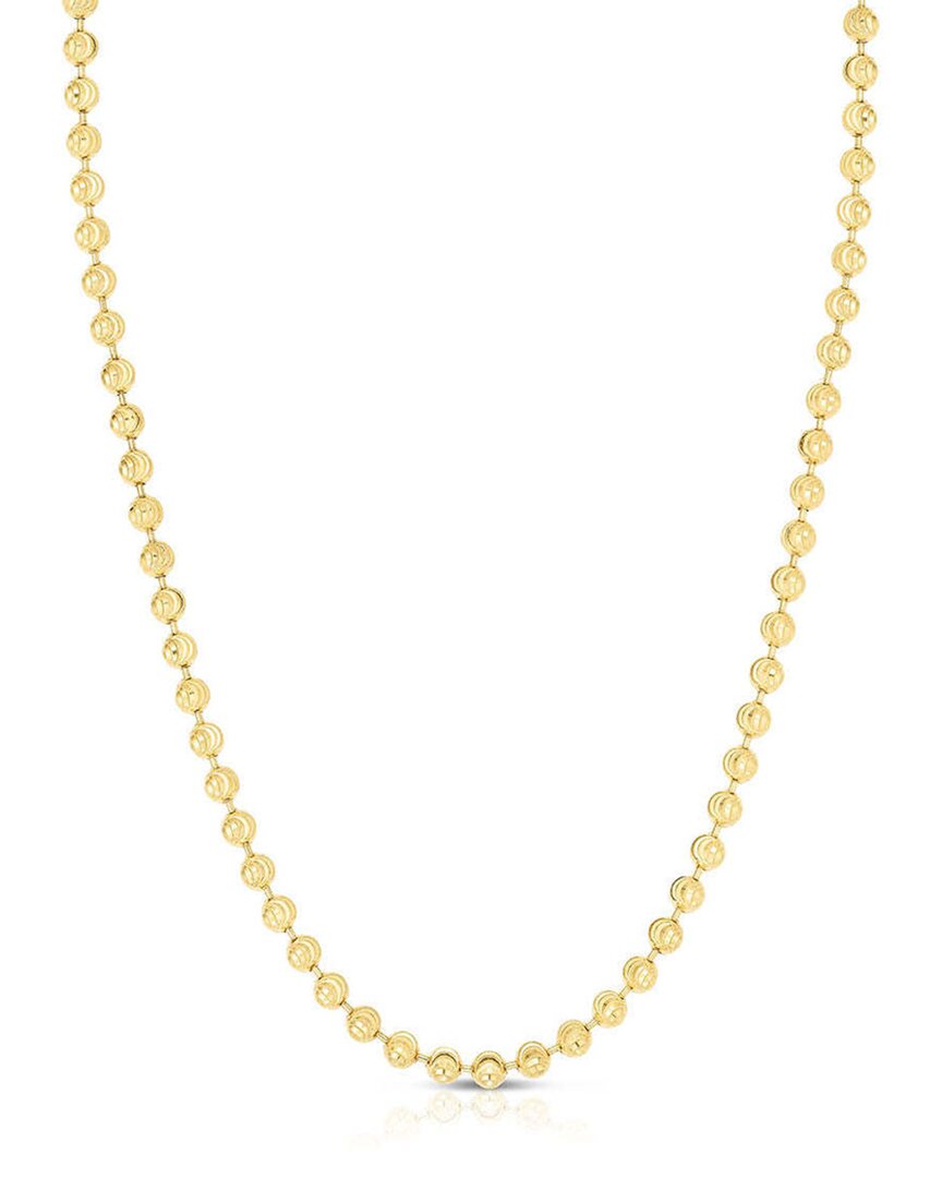 Glaze Jewelry Gold Over Silver Ball Chain Necklace