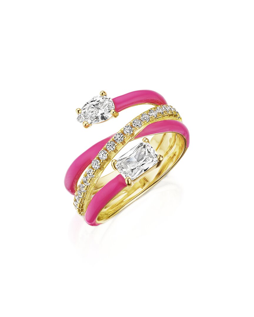 Bright Fuchsia Nyc Silver Sapphire Statement Ring