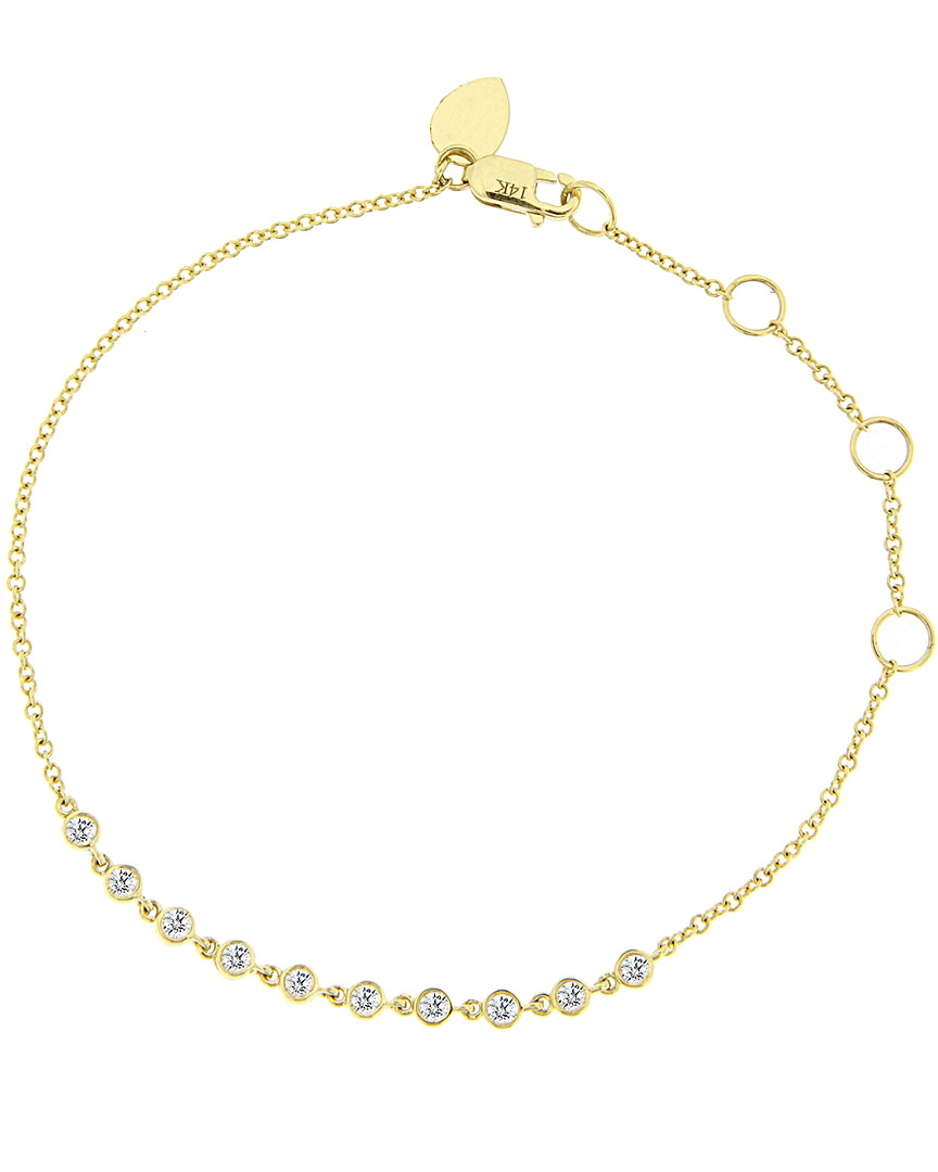 Meira T 14k 0.27 Ct. Tw. Diamond Bracelet