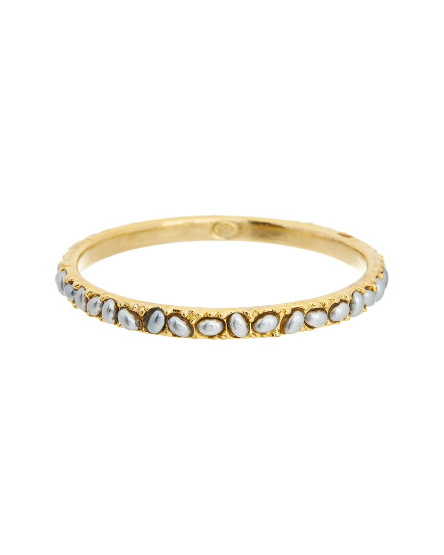 Kenneth Jay Lane Plated Bangle Bracelet In Gold