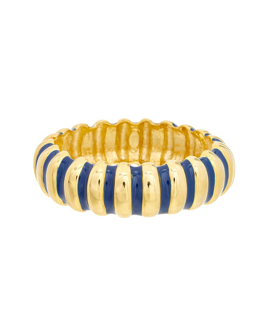 Kenneth Jay Lane Plated Bangle Bracelet In Gold