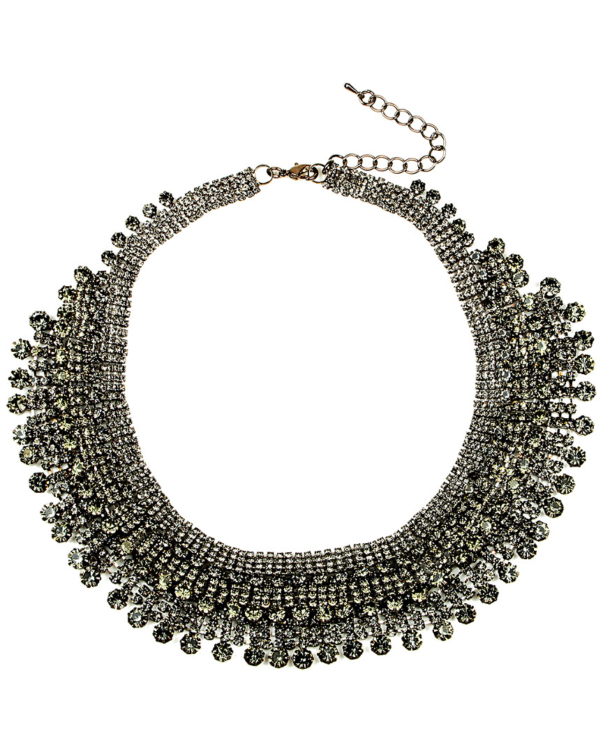 Eye Candy La The Luxe Collection Crystal Noir Cynthia Collar Necklace