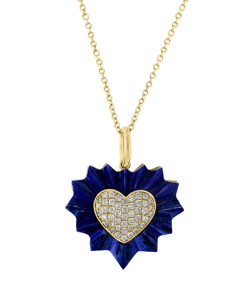 Effy Fine Jewelry 14k 6.68 Ct. Tw. Lapis Lazuli Necklace