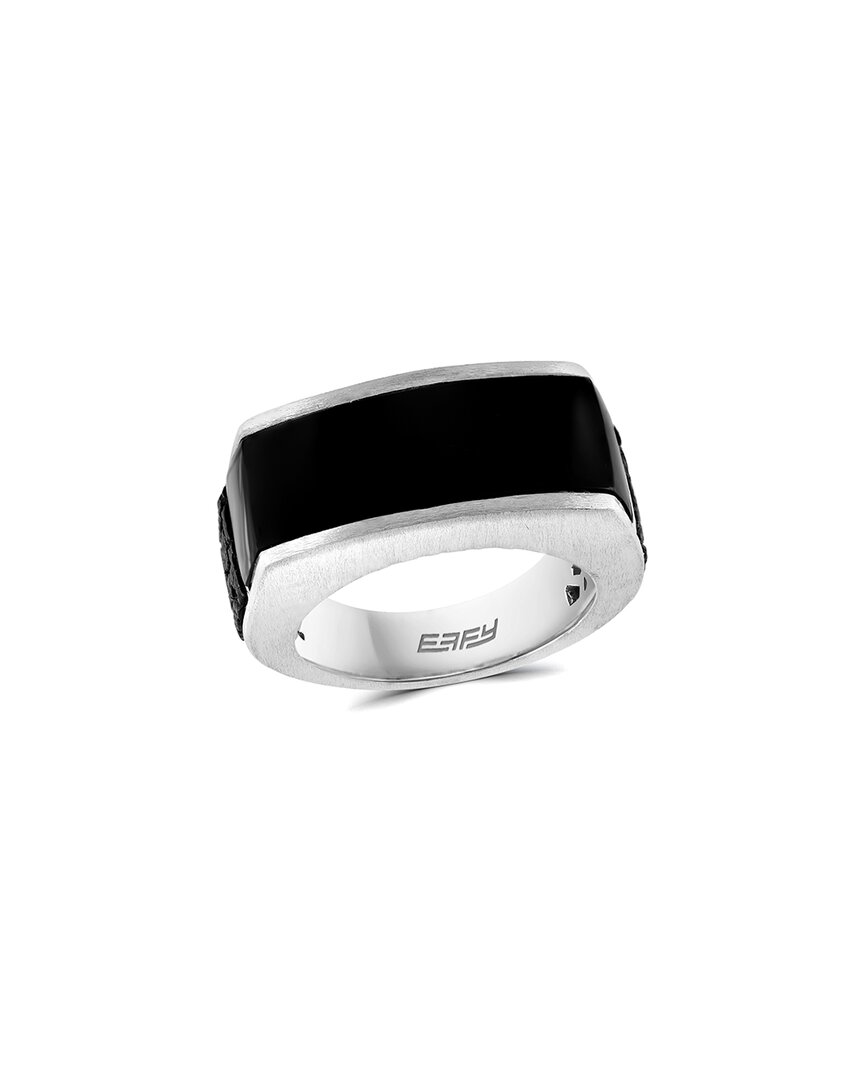 Effy Fine Jewelry Silver 12.37 ct. tw. Onyx Ring