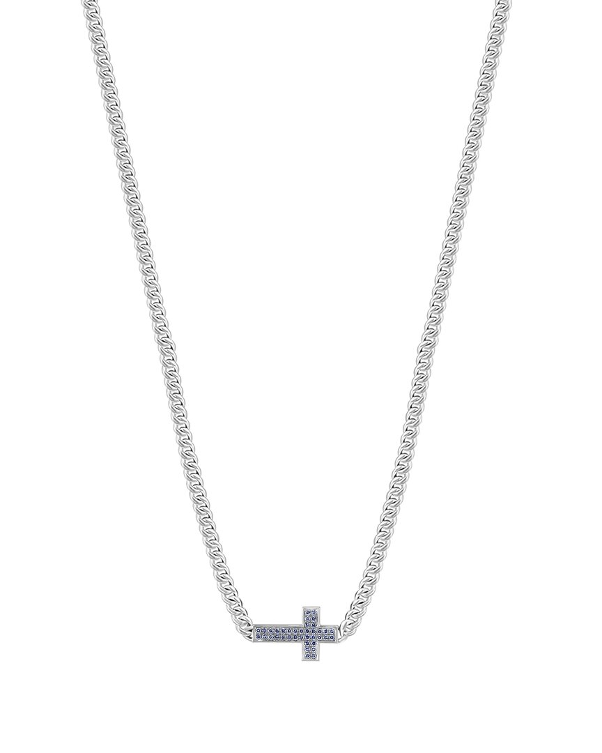 Effy Fine Jewelry Silver 0.36 Ct. Tw. White Sapphire Necklace