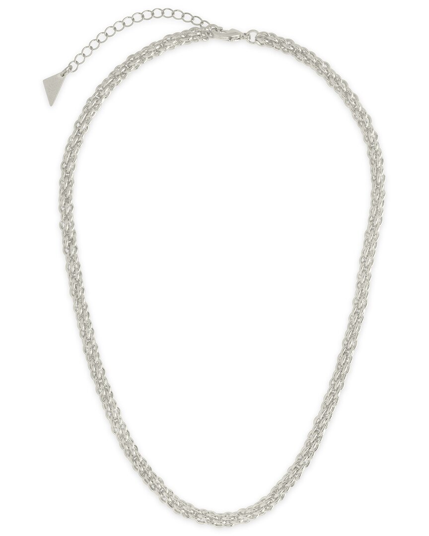 Shop Sterling Forever Rhodium Plated Yara Chain Necklace