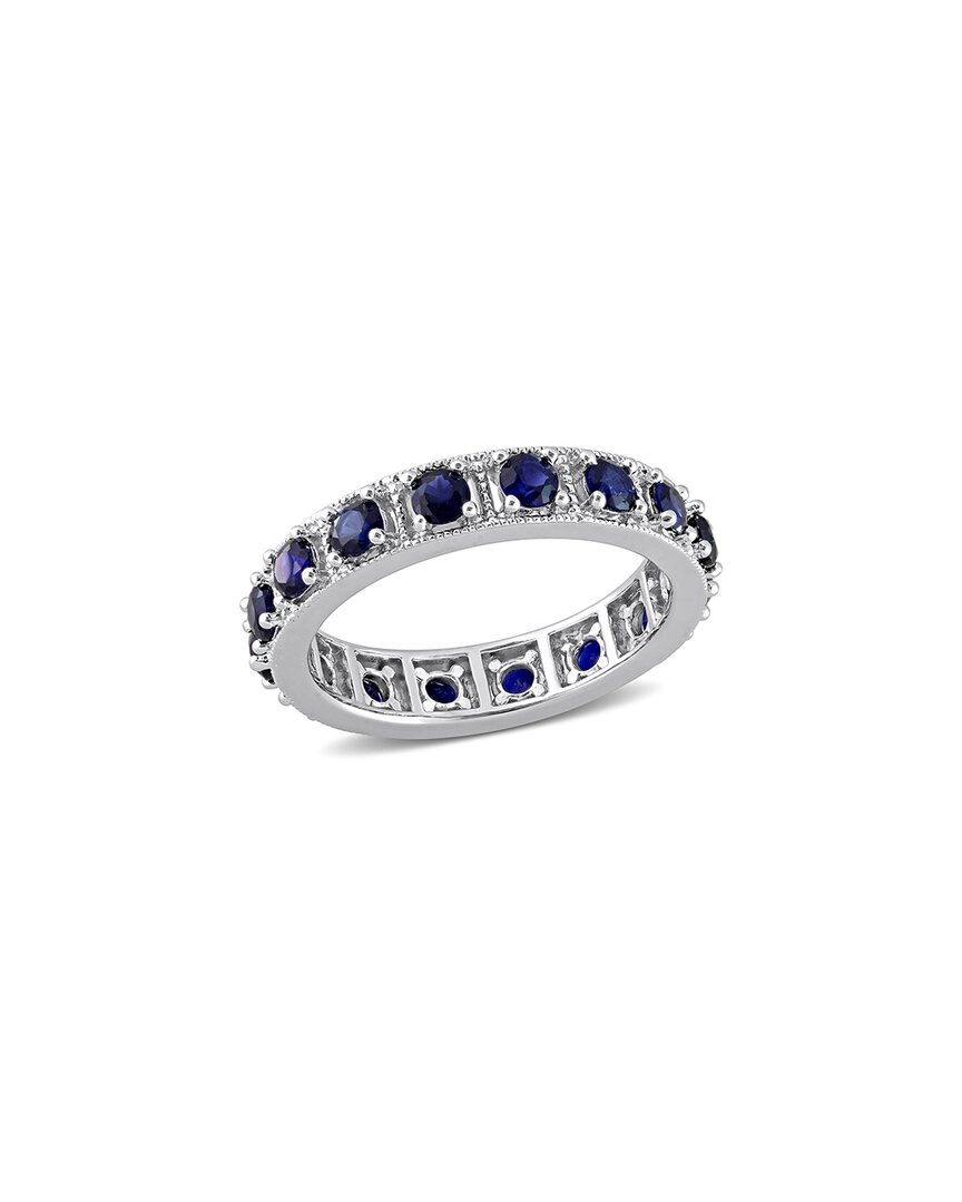 Rina Limor Silver 1.92 Ct. Tw. Sapphire Eternity Ring