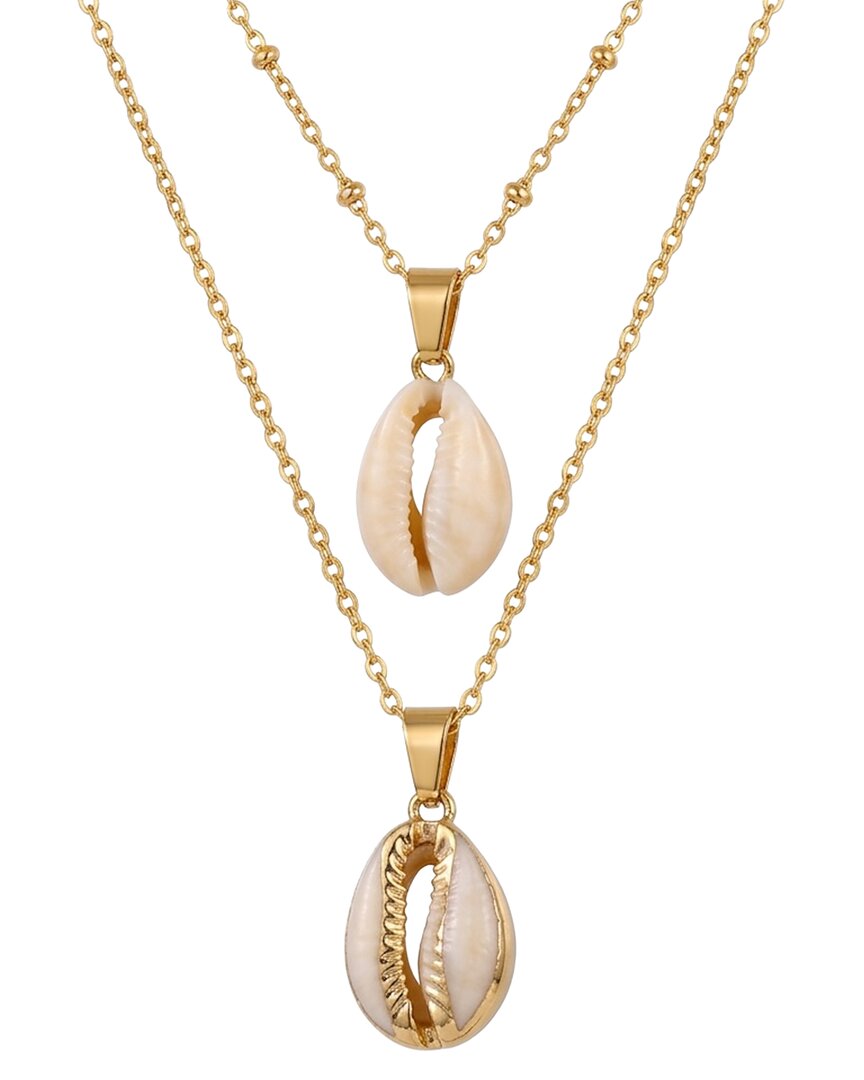 Liv Oliver 18k Plated Necklace In No Color