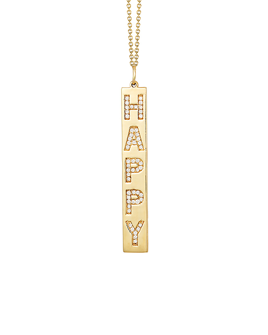 Ariana Rabbani 14k 0.50 Ct. Tw. Diamond Happy Necklace