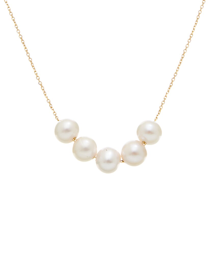 Maitre De Diamant 18k 7-8mm Pearl Necklace