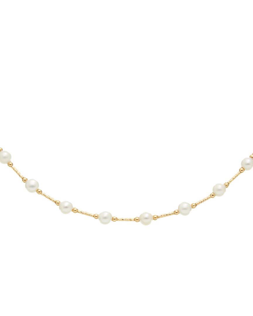 Maitre De Diamant 18k 4.5-5mm Pearl Necklace