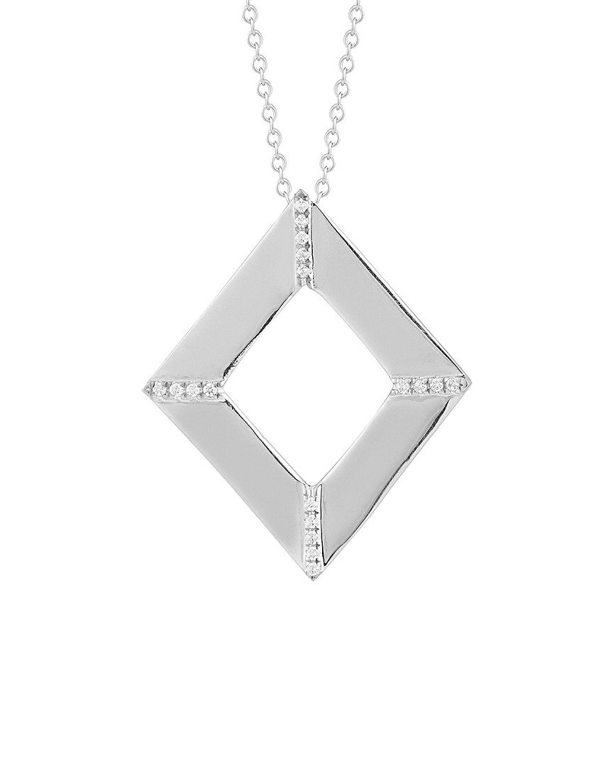 I. Reiss 14k 0.11 Ct. Tw. Diamond Pendant Necklace