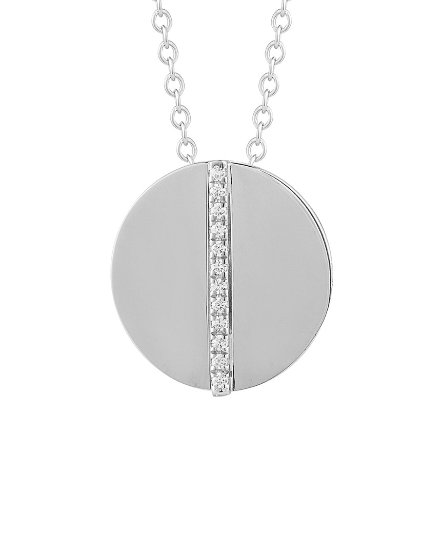 Shop I. Reiss 14k 0.07 Ct. Tw. Diamond Pendant Necklace