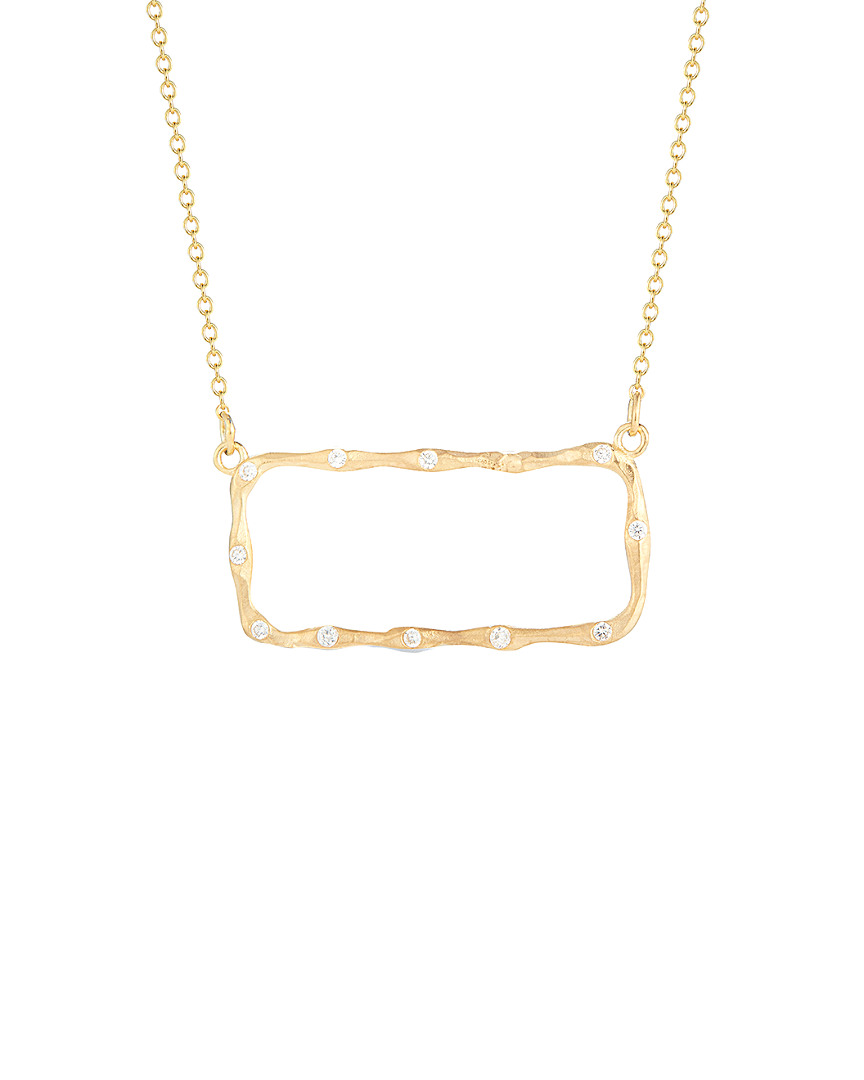 I. Reiss 14k 0.22 Ct. Tw. Diamond East-to-west Necklace