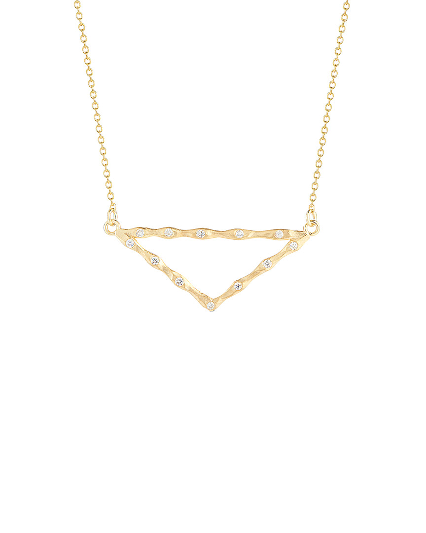 I. Reiss 14k 0.22 Ct. Tw. Diamond East-to-west Necklace