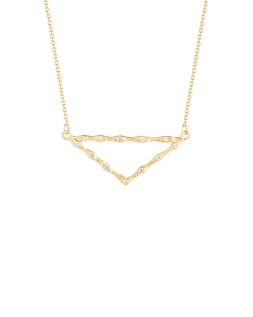 I. Reiss 14k 0.22 Ct. Tw. Diamond East-to-west Necklace