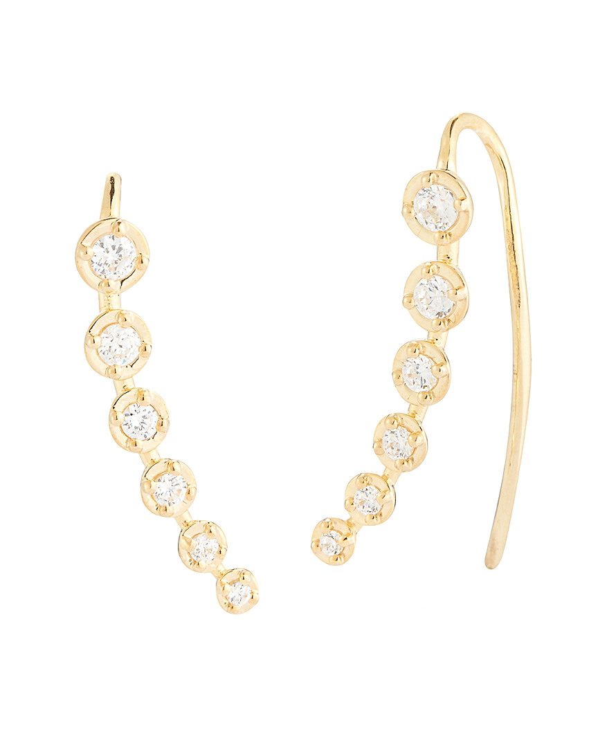 I. Reiss 14k 0.45 Ct. Tw. Diamond Climber Earrings