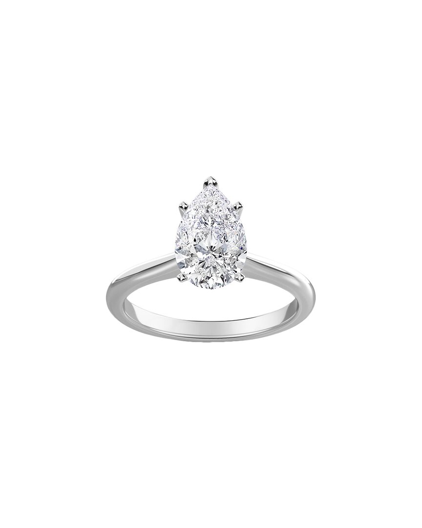 Diana M. Fine Jewelry 14k 1.57 Ct. Tw. Diamond Solitaire Ring In Metallic