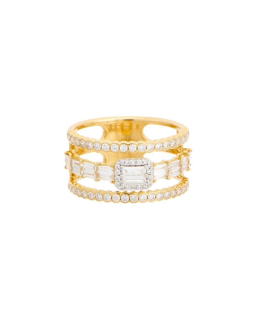 Maitre De Diamant 18k 0.93 Ct. Tw. Diamond Ring