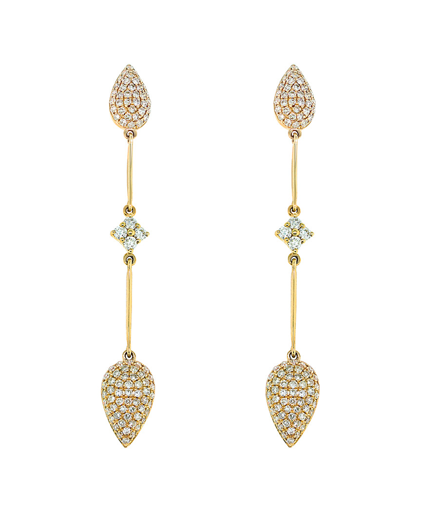 Diana M. Fine Jewelry 14K 0.72 ct. tw. Diamond Earrings