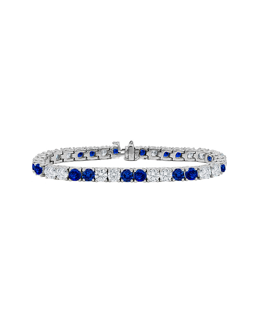 Diana M. Fine Jewelry 18k 12.20 Ct. Tw. Diamond & Sapphire Bracelet