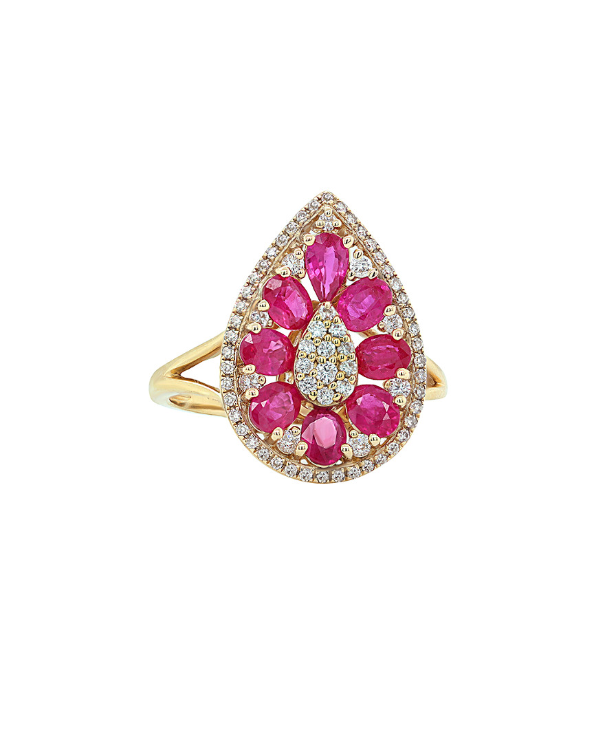 Diana M. Fine Jewelry 14K 1.86 ct. tw. Diamond & Ruby Ring