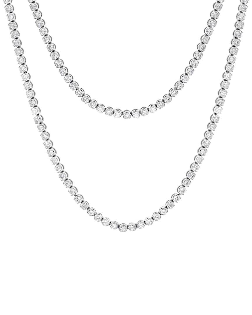 Diana M. Fine Jewelry 18k 16.80 Ct. Tw. Diamond 34in Necklace