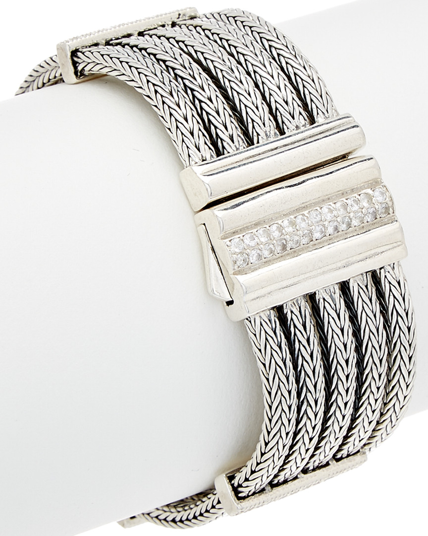 Shop Phillip Gavriel Silver 0.67 Ct. Tw. White Sapphire Bracelet