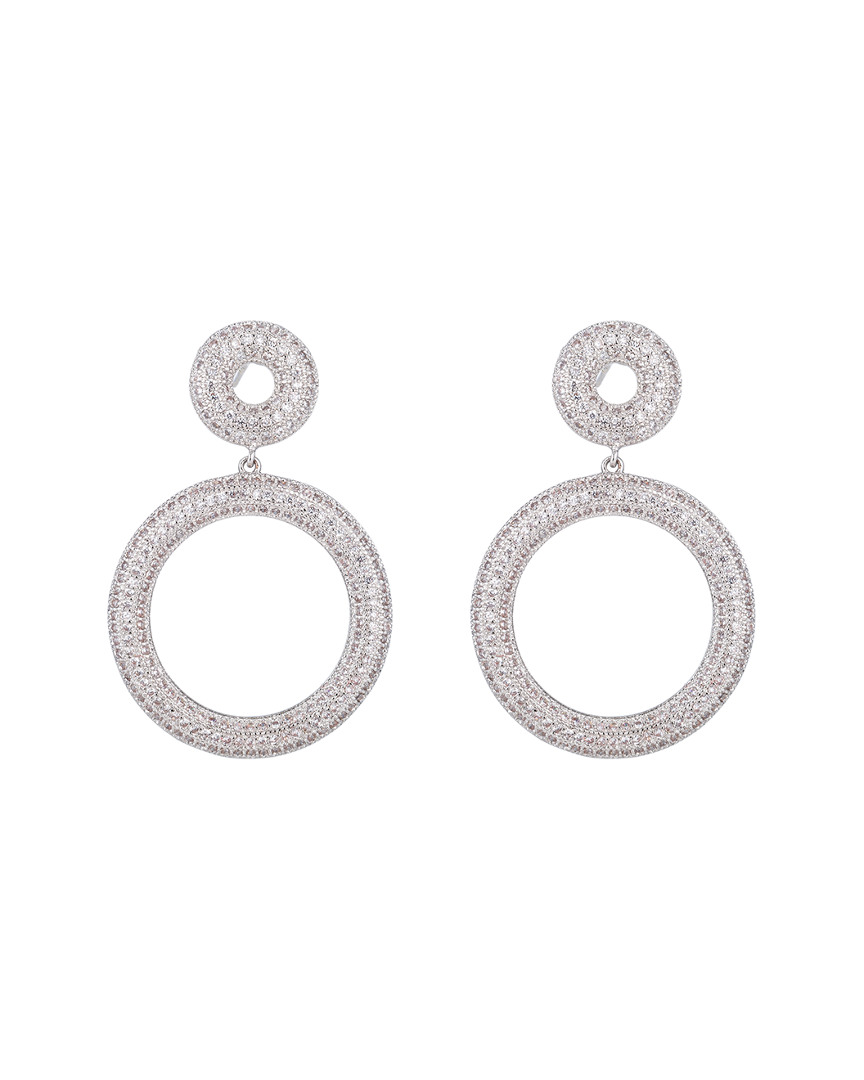 Eye Candy La Megan Loop Cz Crystal Drop Earring