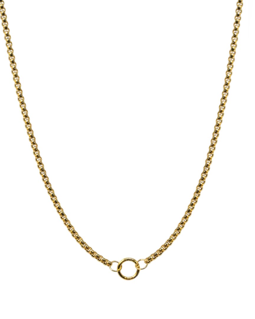 Alexie Of Athens Filled Charm Chain Necklace