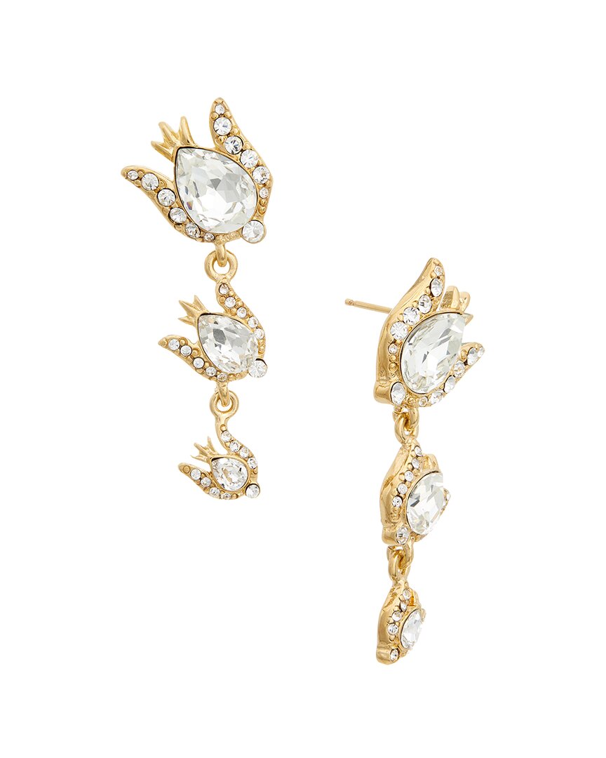 Oscar De La Renta Scramble Lines Earrings