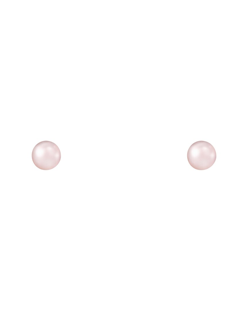 Splendid Pearls 14k 4-5mm Pearl Earrings